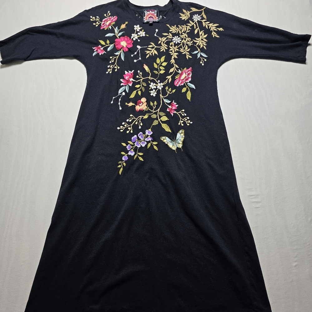 Johnny Was Osaka Dolman Sleeve Knit Dress Size Small - Picture 3 of 6